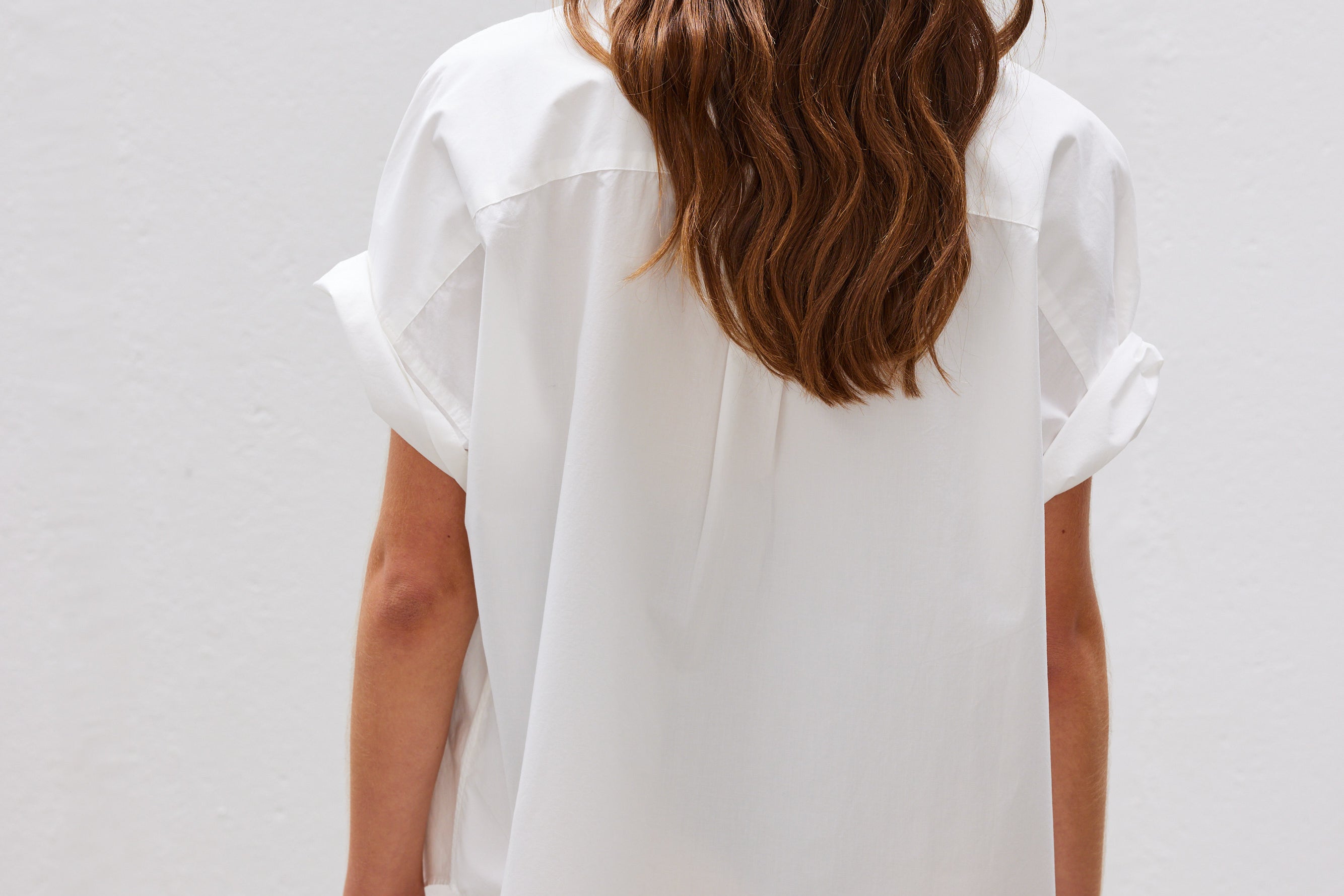 The Chiara Short Sleeve Shirt - White - Apparel
