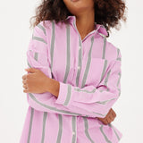 Chiara Shorts - Striped Pink/White/Black - Apparel