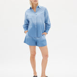 The Dip Dyed Chiara Shorts - Powder Blue - Apparel