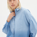 The Dip Dyed Chiara Shorts - Powder Blue - Apparel