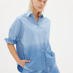 The Dip Dyed Chiara Shorts - Powder Blue - Apparel