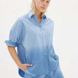 The Dip Dyed Chiara Shorts - Powder Blue - Apparel