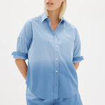 The Dip Dyed Chiara Shorts - Powder Blue - Apparel