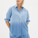 The Dip Dyed Chiara Shorts - Powder Blue - Apparel
