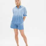 The Dip Dyed Chiara Shorts - Powder Blue - Apparel
