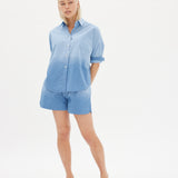 The Dip Dyed Chiara Shorts - Powder Blue - Apparel