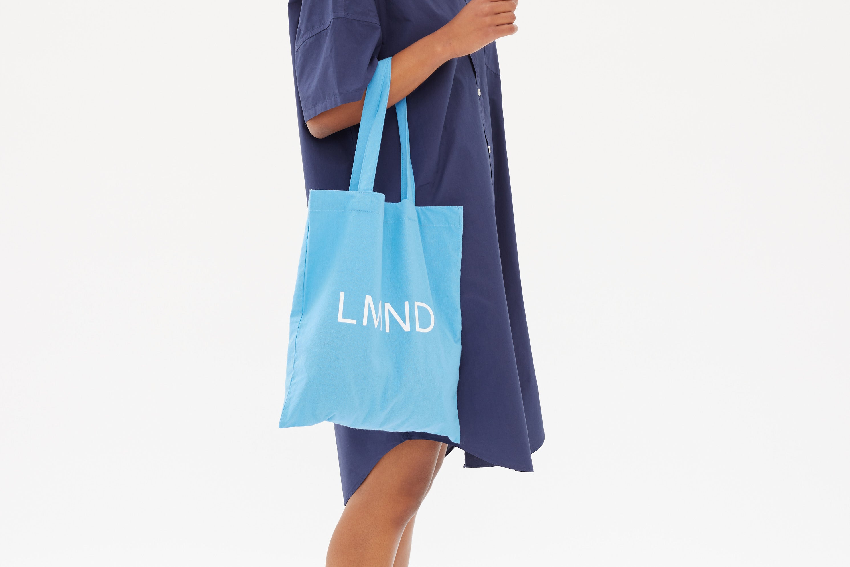 The LMND Cotton tote - Ink Blue - Ink Blue