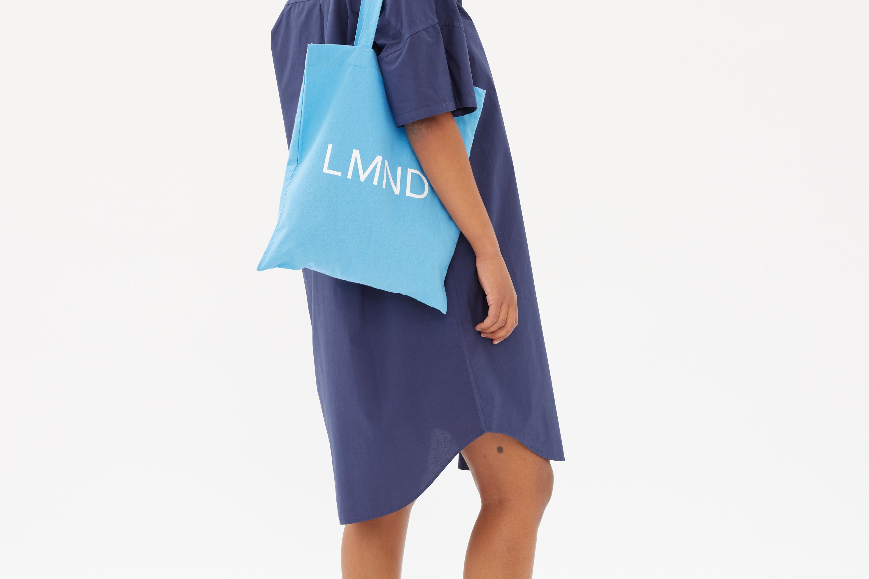 The LMND Cotton tote - Ink Blue - Ink Blue
