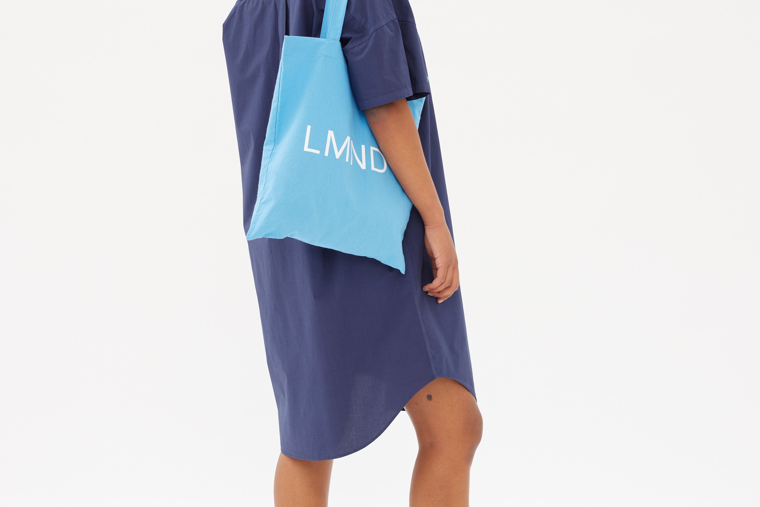 The LMND Cotton tote - Ink Blue - Ink Blue