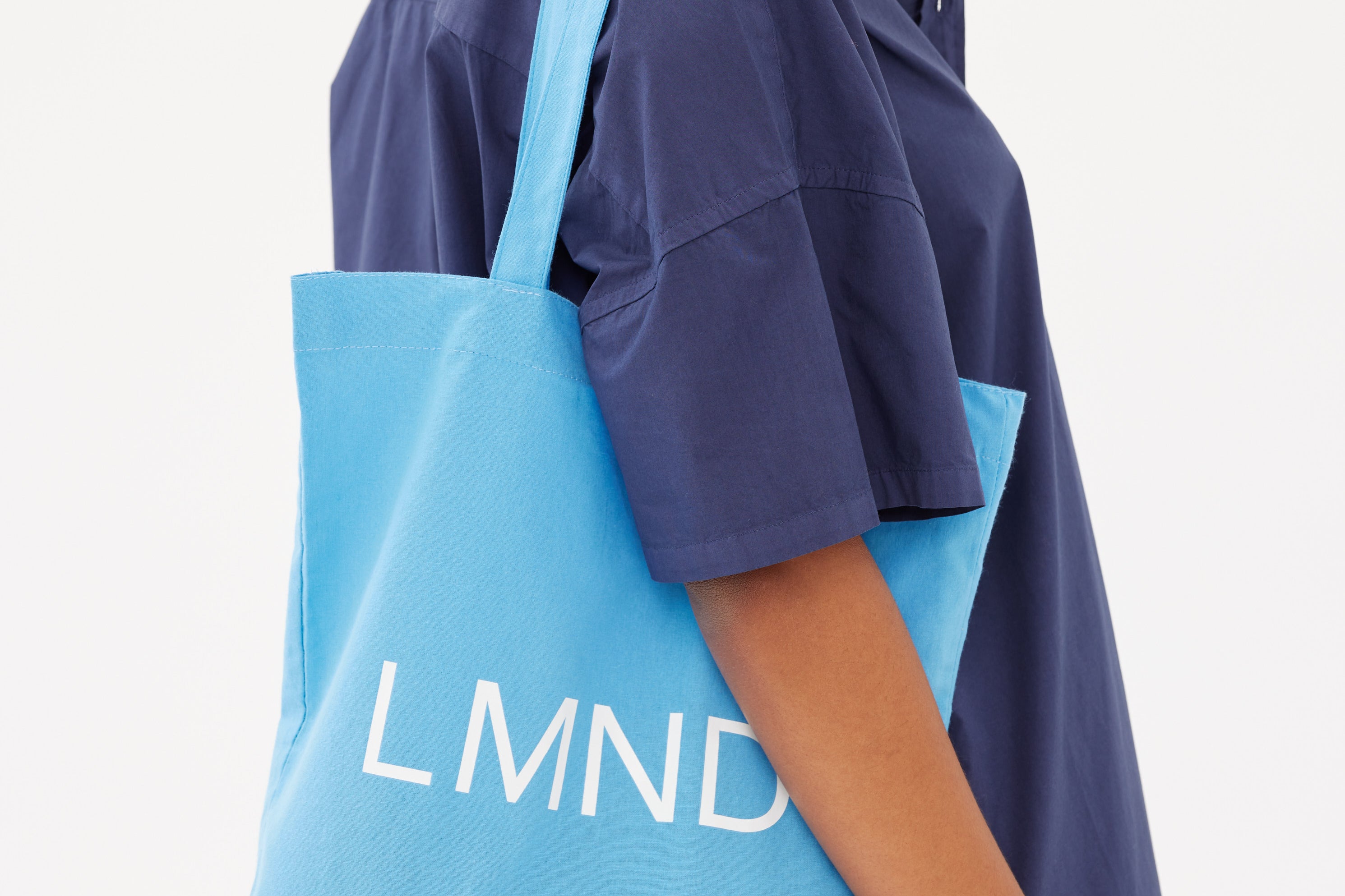 The LMND Cotton tote - Ink Blue - Ink Blue