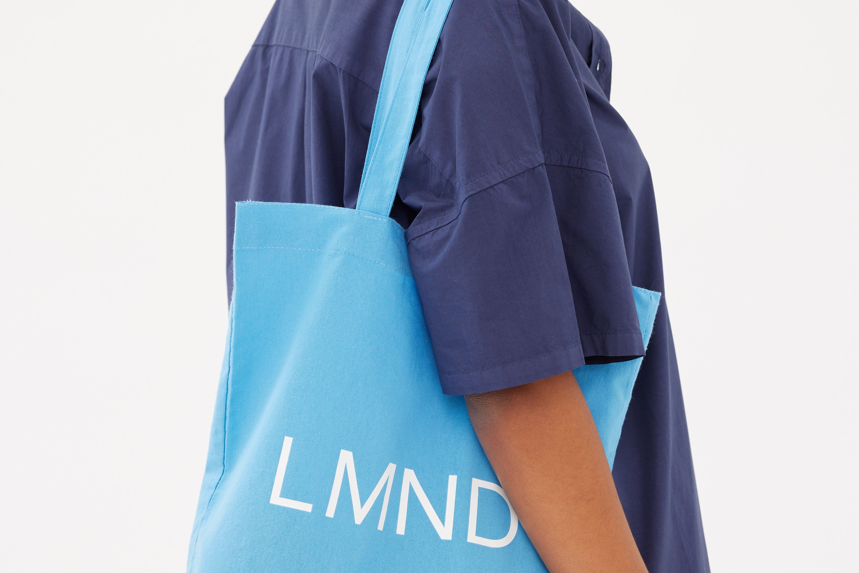 The LMND Cotton tote - Ink Blue - Ink Blue