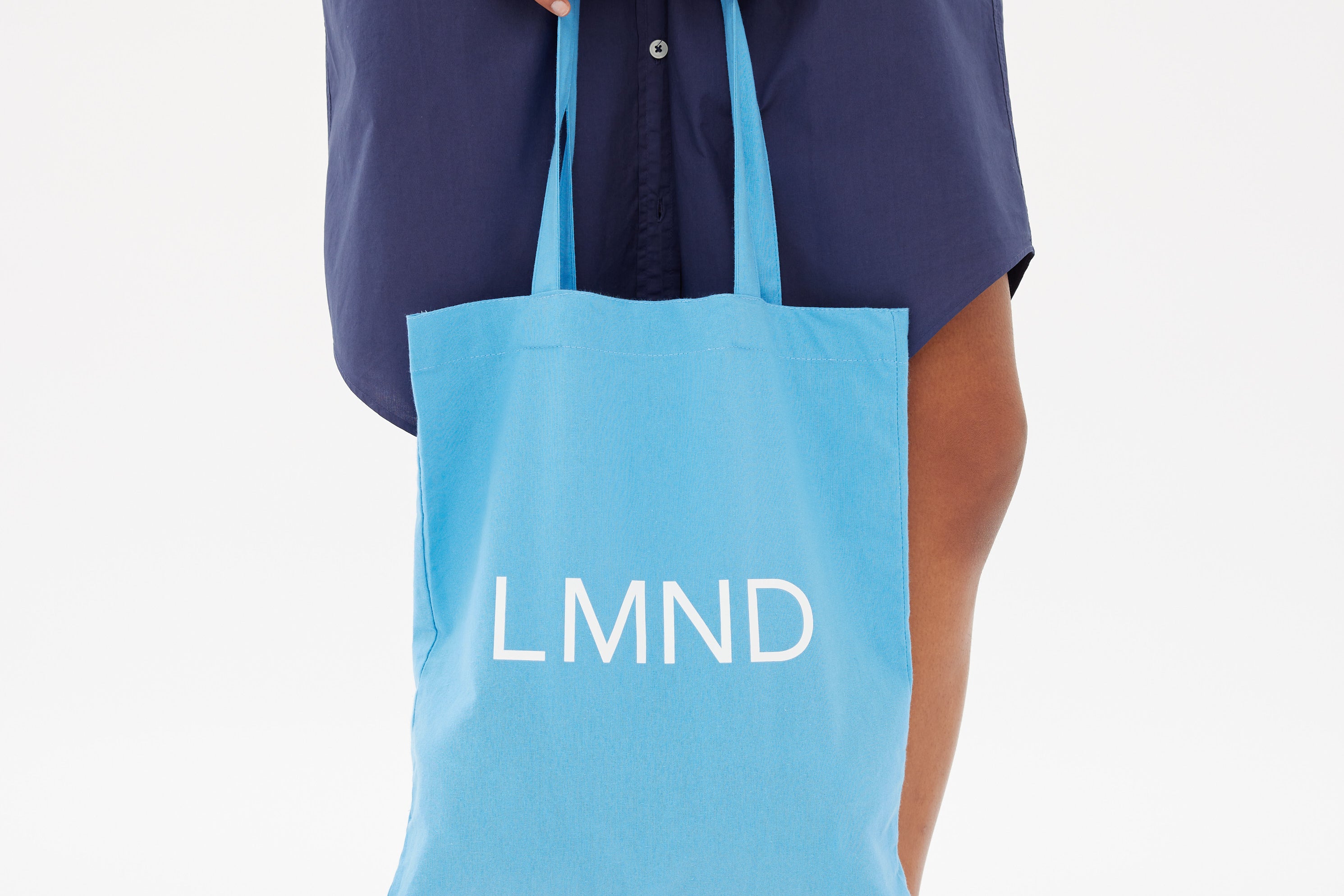 The LMND Cotton tote - Ink Blue - Ink Blue