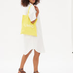The LMND Cotton tote - Limoncello - Sol