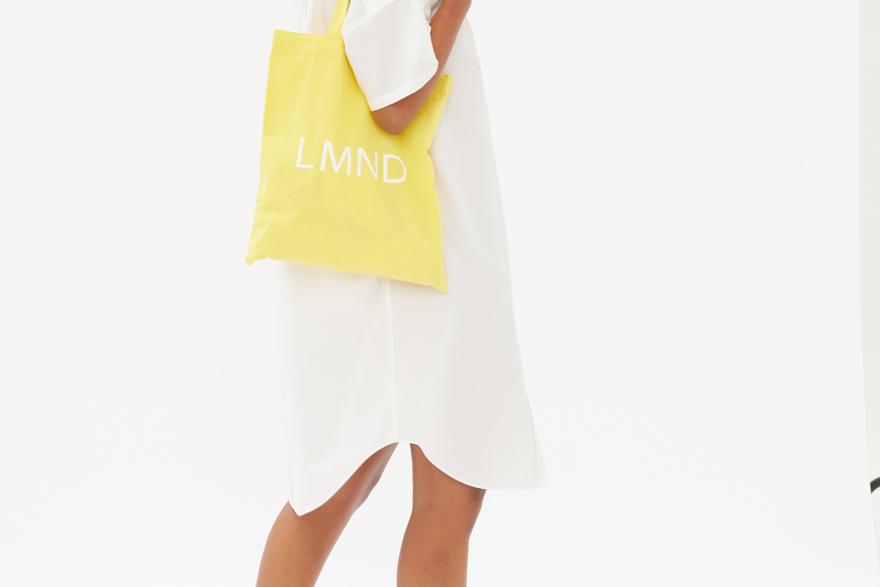 The LMND Cotton tote - Limoncello - Sol