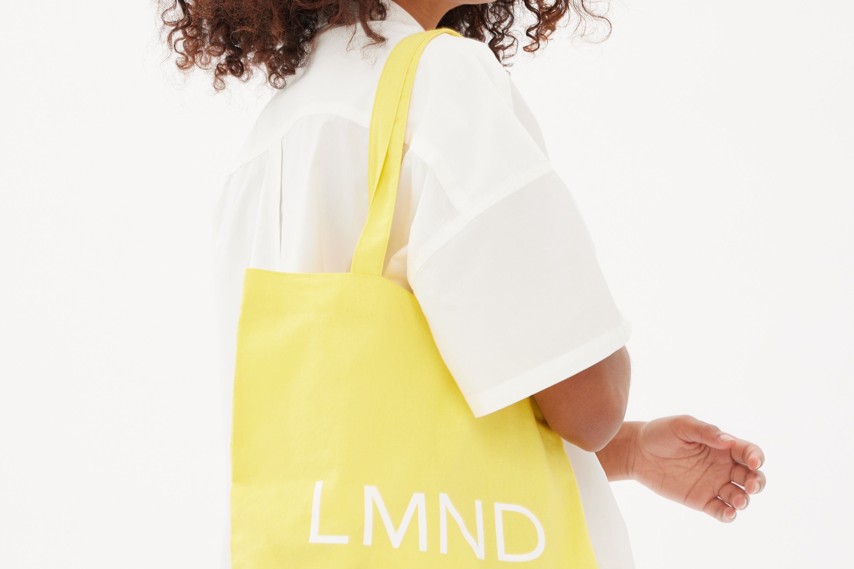 The LMND Cotton tote - Limoncello - Sol