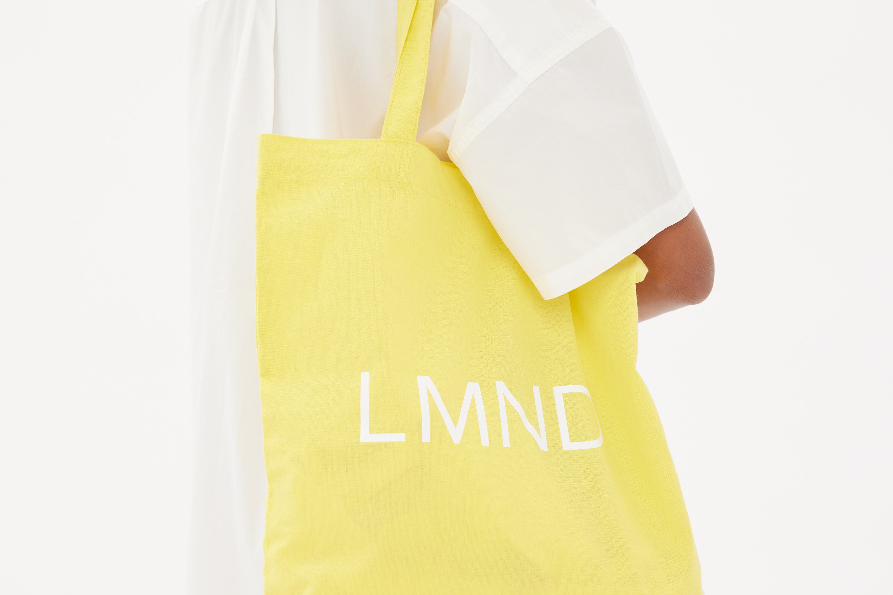 The LMND Cotton tote - Limoncello - Sol