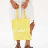 The LMND Cotton tote - Limoncello - Sol