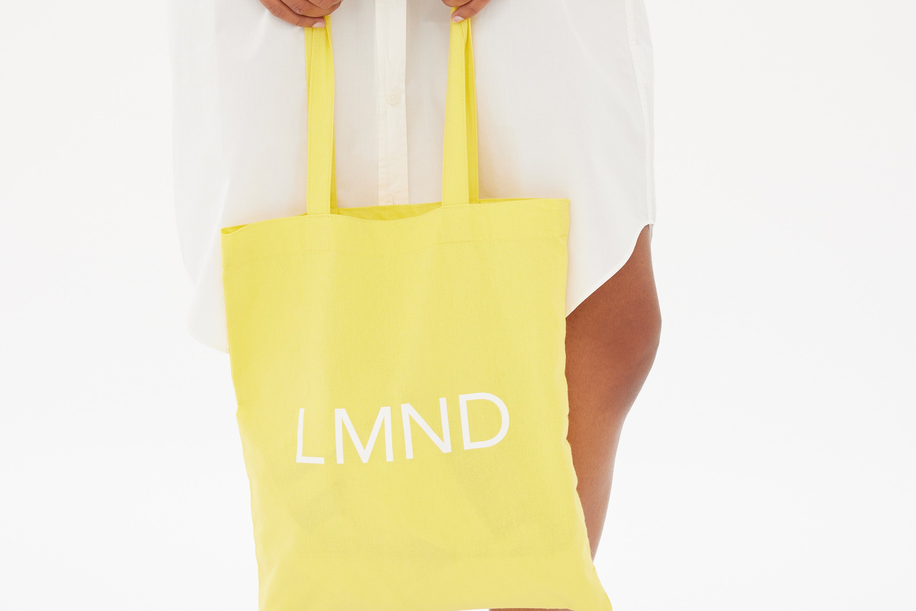 The LMND Cotton tote - Limoncello - Sol