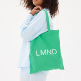 The LMND Cotton tote - Verde - Verde - Accessories