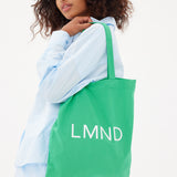 The LMND Cotton tote - Verde - Verde - Accessories