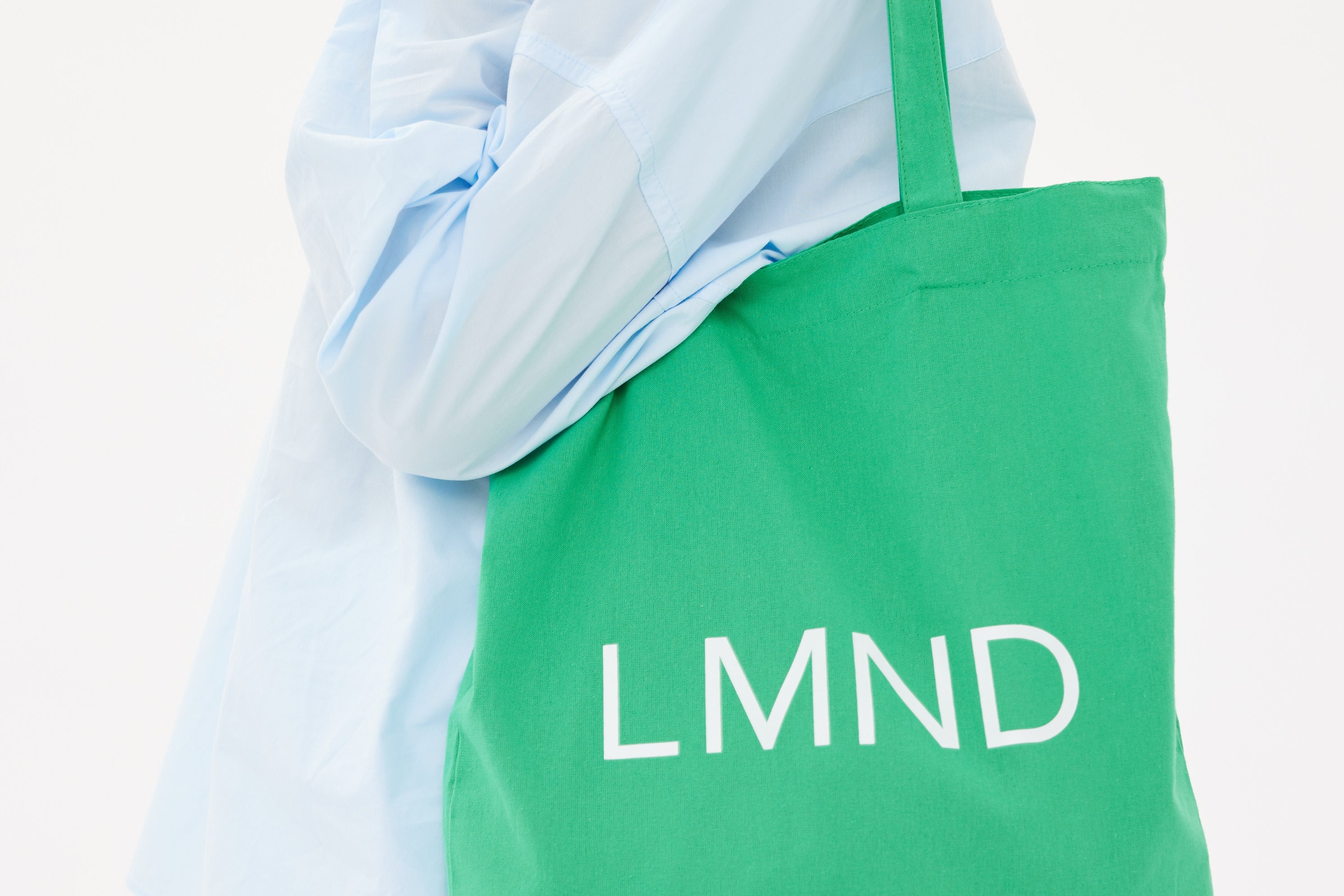 The LMND Cotton tote - Verde - Verde - Accessories