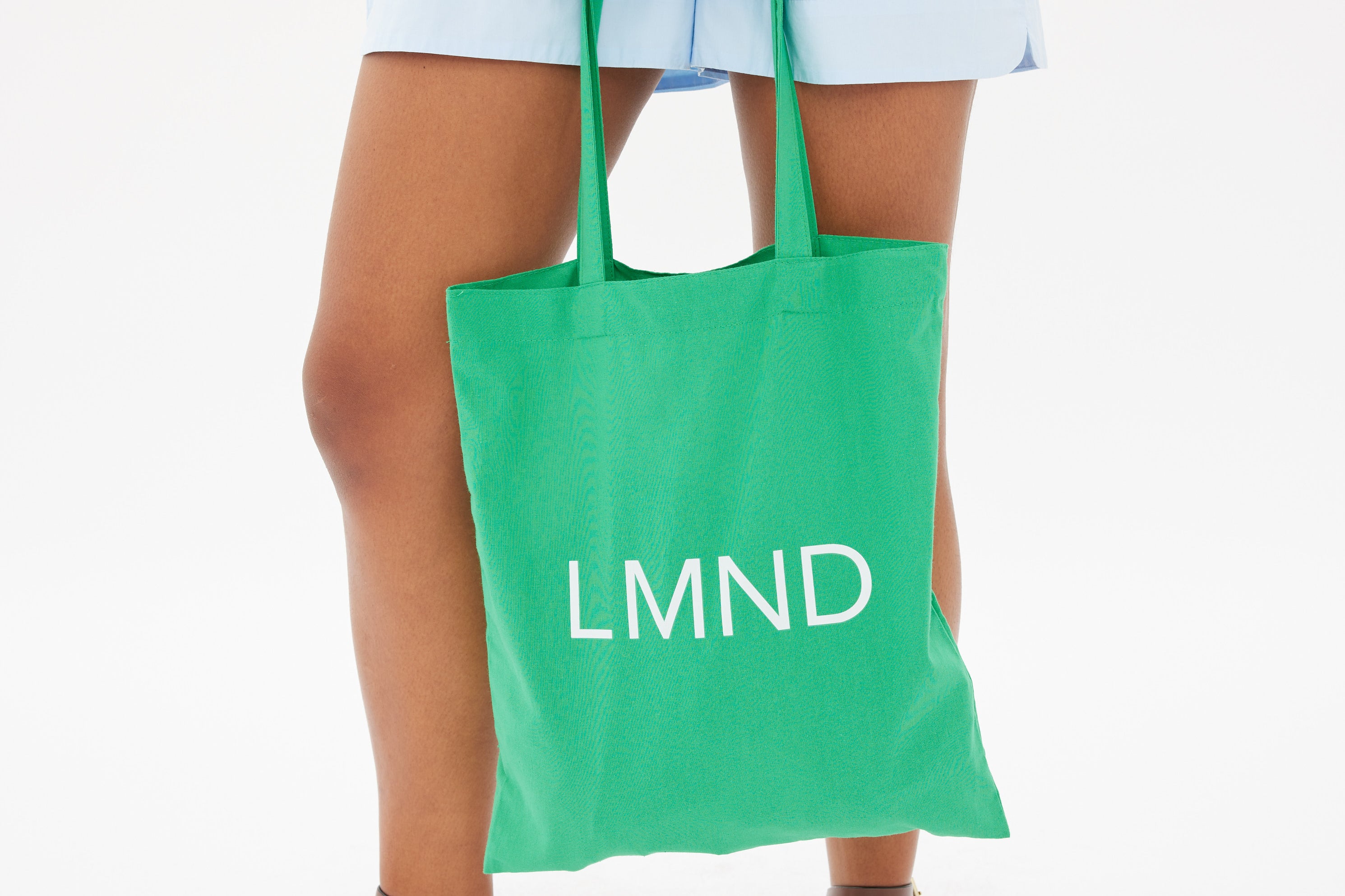 The LMND Cotton tote - Verde - Verde - Accessories