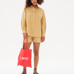 The LMND Cotton tote - Real Red - Real Red