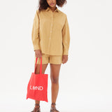 The LMND Cotton tote - Real Red - Real Red