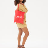 The LMND Cotton tote - Real Red - Real Red