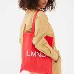 The LMND Cotton tote - Real Red - Real Red