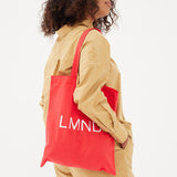 The LMND Cotton tote - Real Red - Real Red
