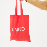 The LMND Cotton tote - Real Red - Real Red