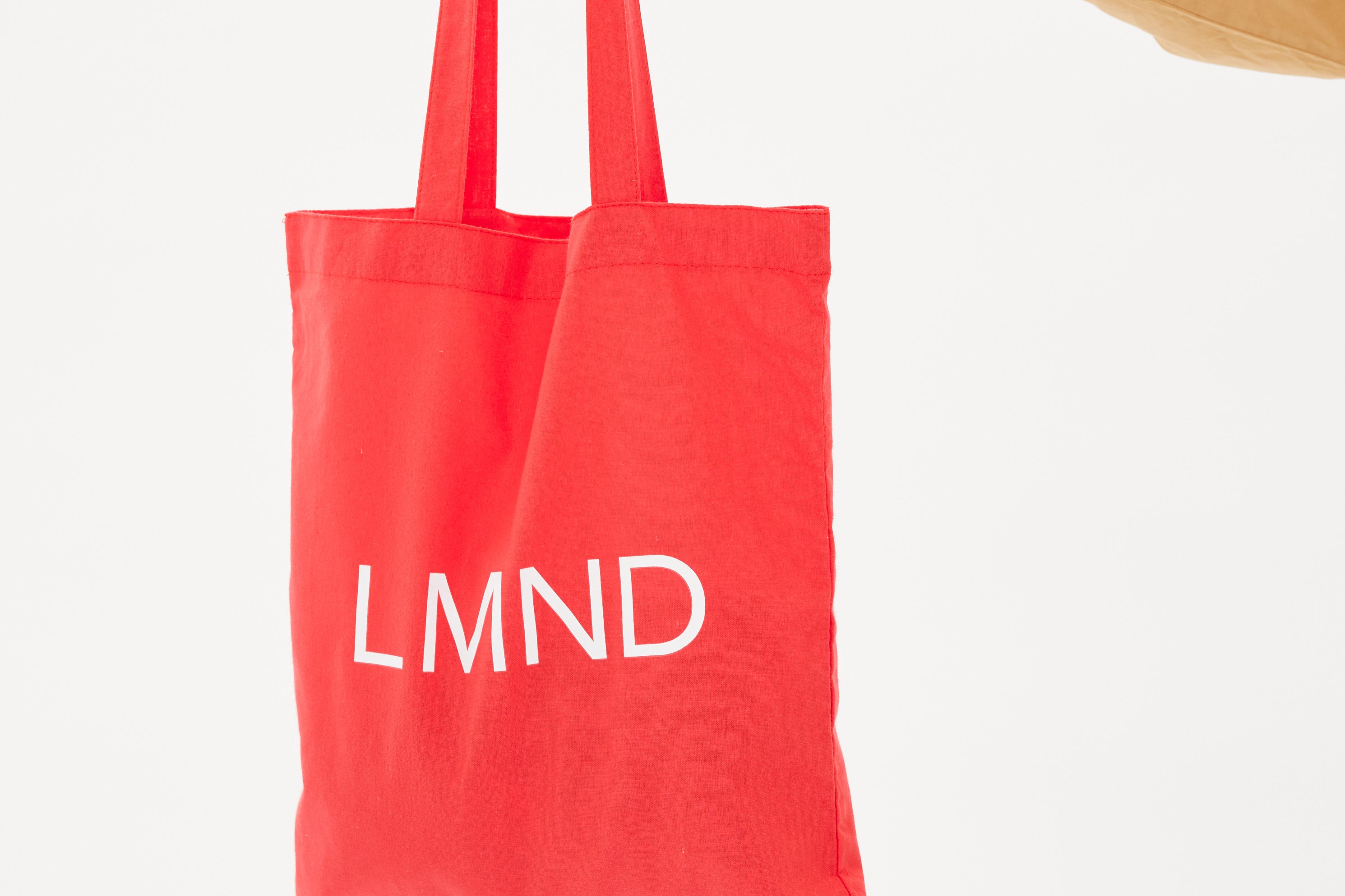 The LMND Cotton tote - Real Red - Real Red