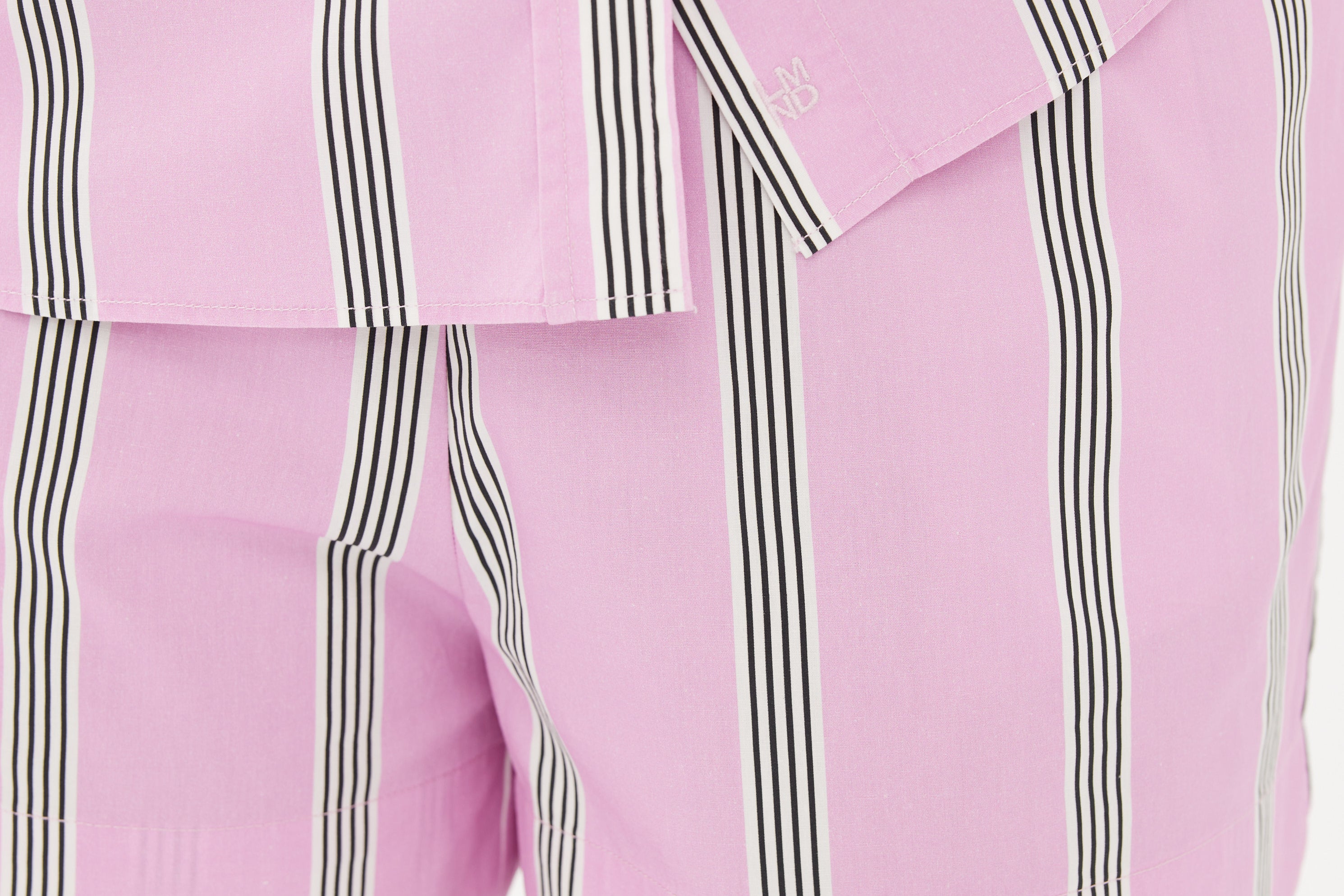 Chiara Shorts - Striped Pink/White/Black - Apparel