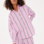 Chiara Shorts - Striped Pink/White/Black - Apparel