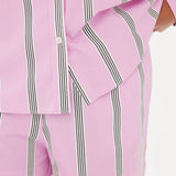 Chiara Shorts - Striped Pink/White/Black - Apparel
