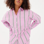 Chiara Shorts - Striped Pink/White/Black - Apparel