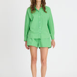 Light verde cotton shirt