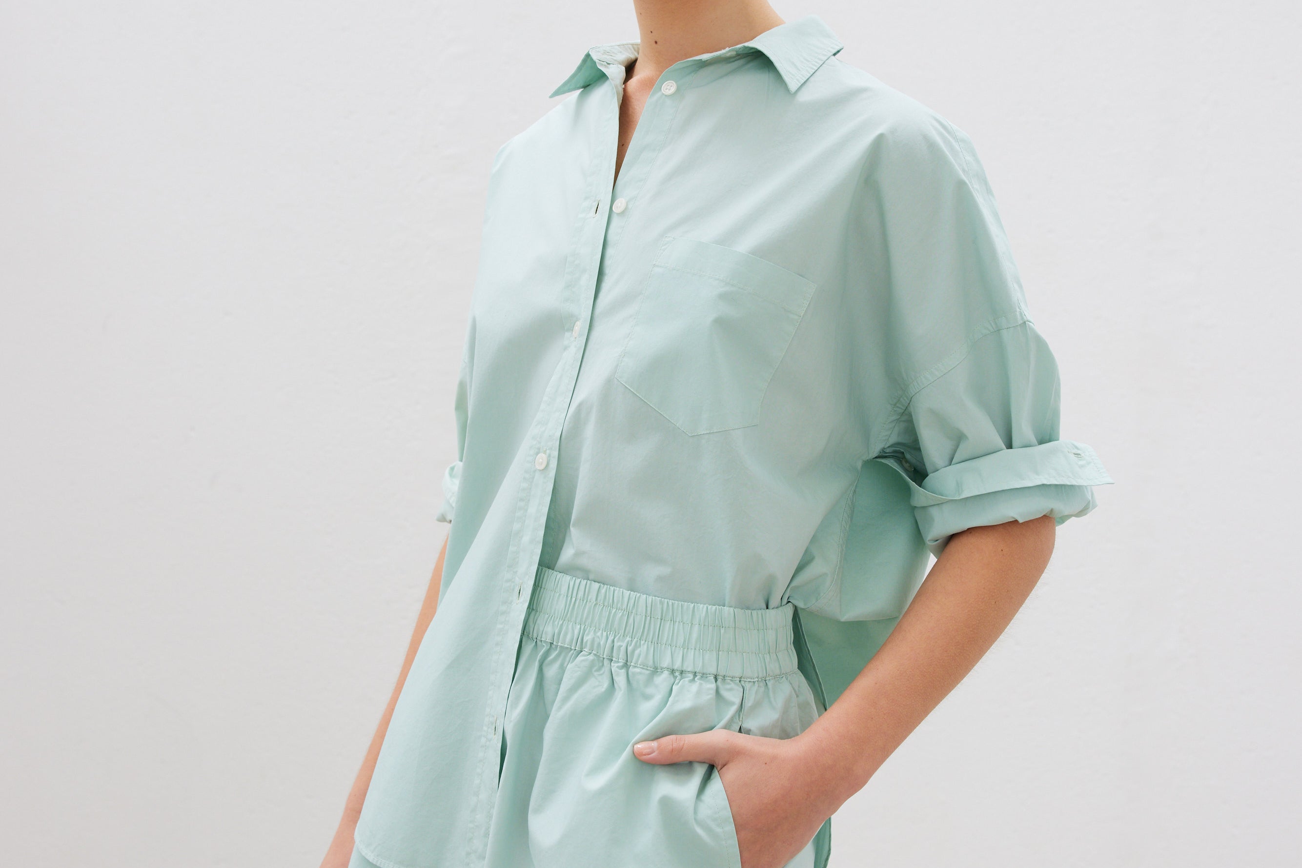 The Chiara Short - Harbour Grey - Apparel