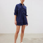 The Chiara Shirt - Navy - Apparel
