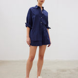 The Chiara Shirt - Navy - Apparel