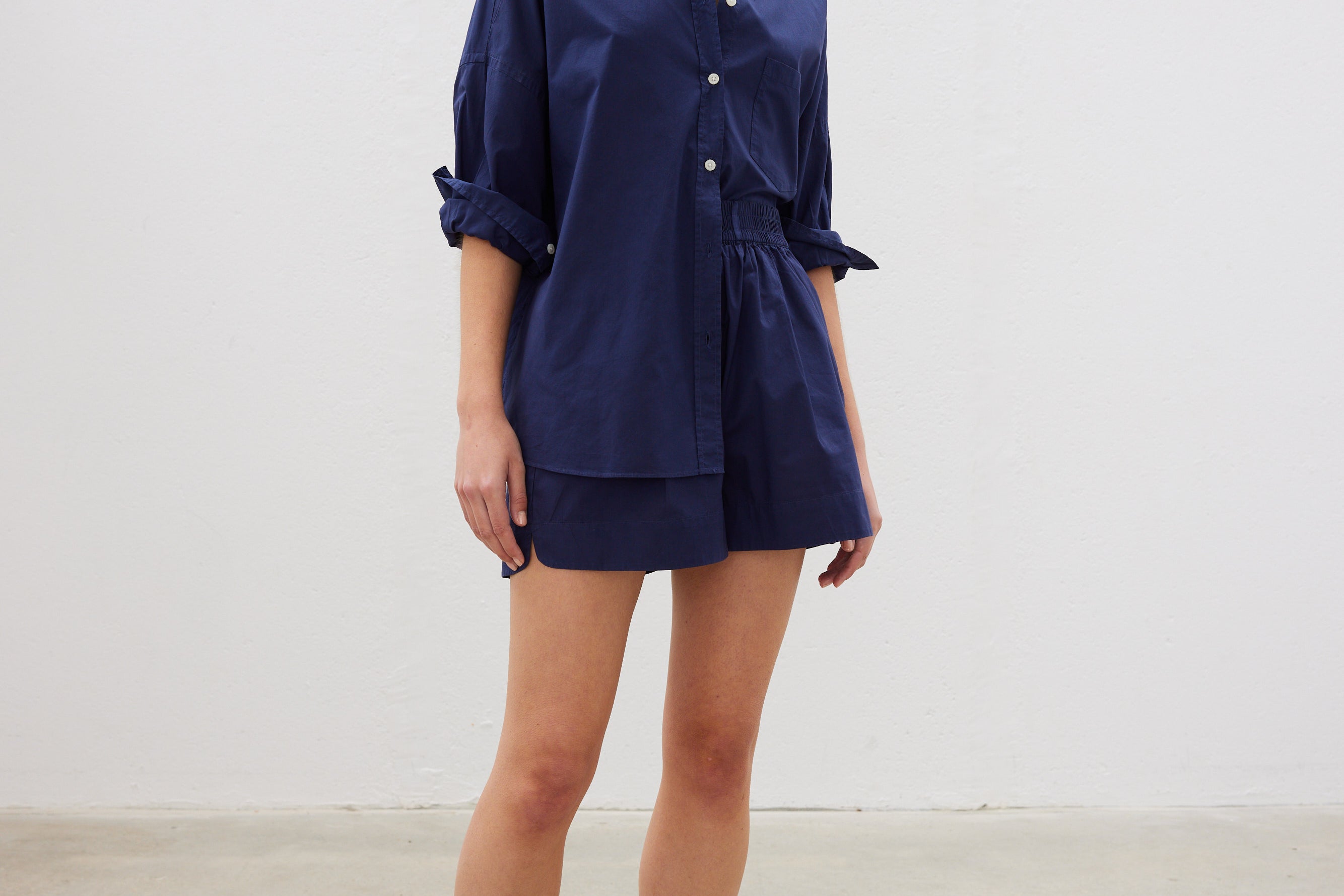 The Chiara Shirt - Navy - Apparel