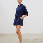 The Chiara Shirt - Navy - Apparel