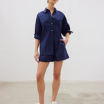 The Chiara Shirt - Navy - Apparel