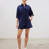 The Chiara Shirt - Navy - Apparel