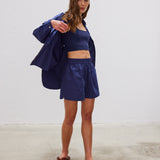 The Chiara Short - Navy - Apparel