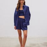 The Chiara Shirt - Navy - Apparel