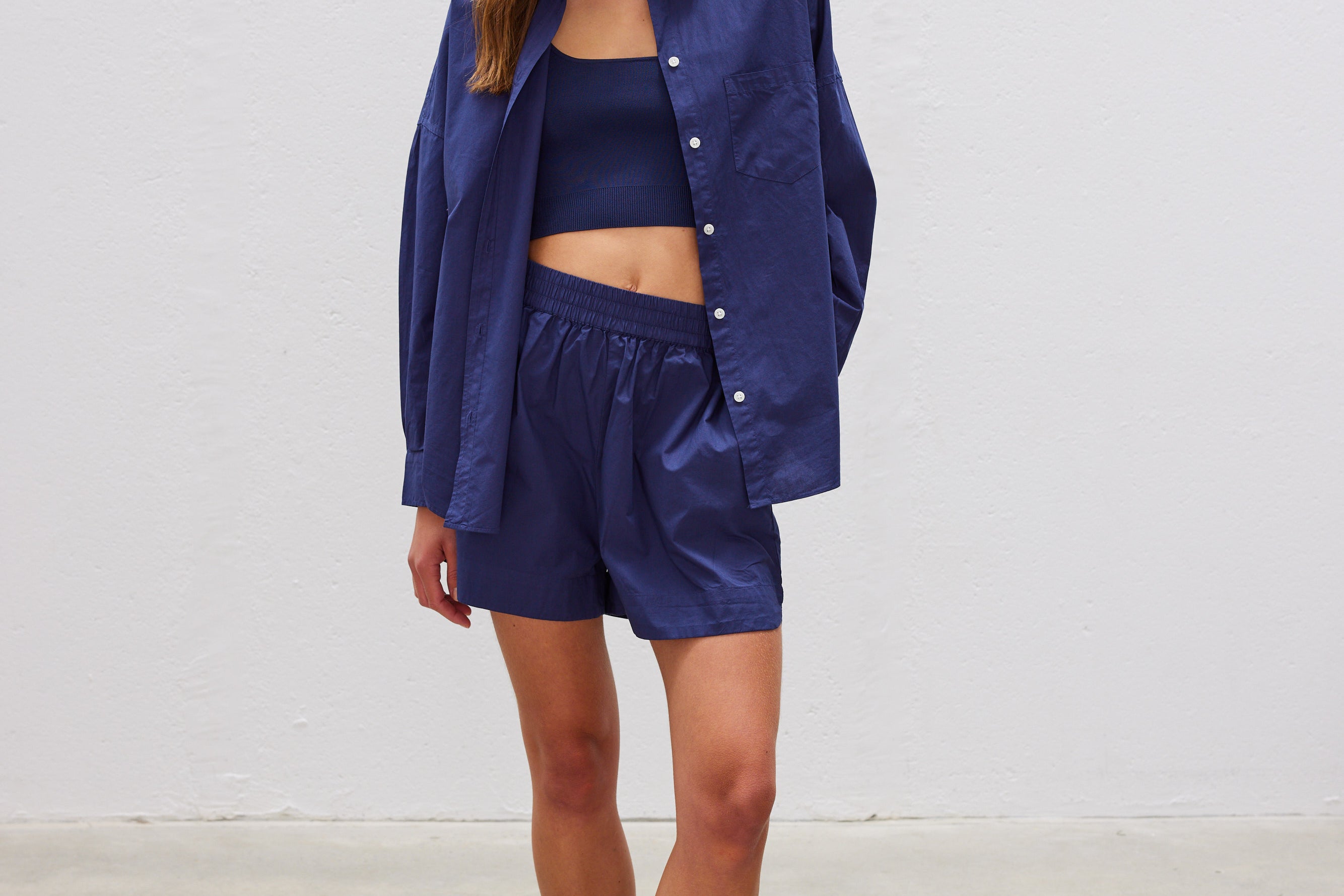 The Chiara Shirt - Navy - Apparel