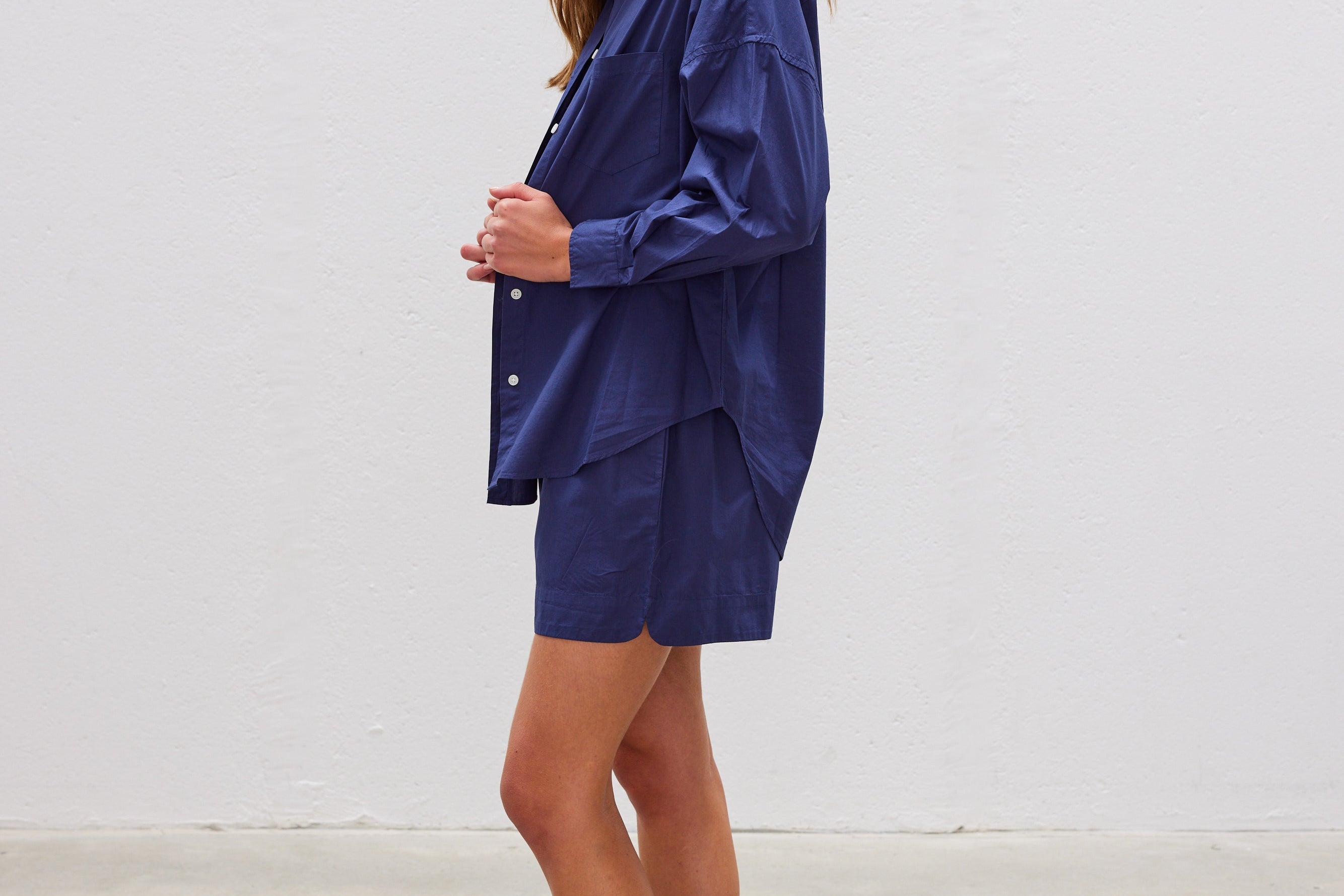 The Chiara Shirt - Navy - Apparel
