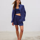 The Chiara Short - Navy - Apparel